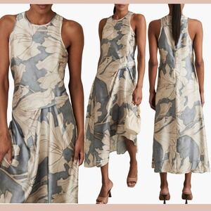 Reiss | Dresses | New Reiss Jayla Fitted Wrap Design Midi Dress In Teal  Size 2 Us 6 Uk | Poshmark